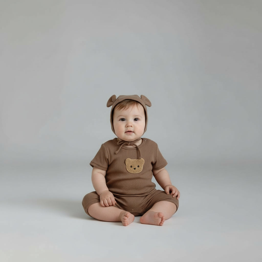 Milo Ribbed Romper Set