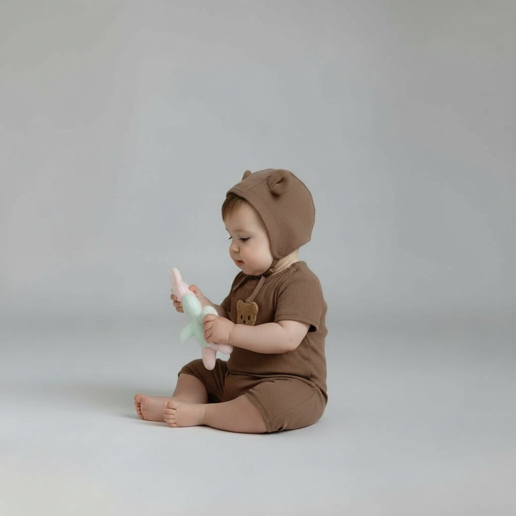 Milo Ribbed Romper Set