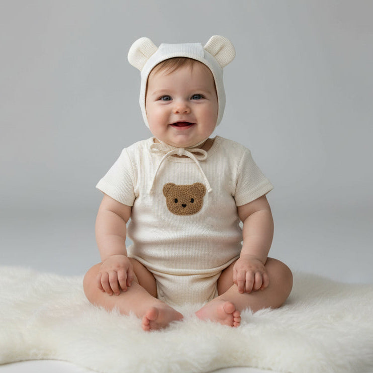 Milo Ribbed Romper Set